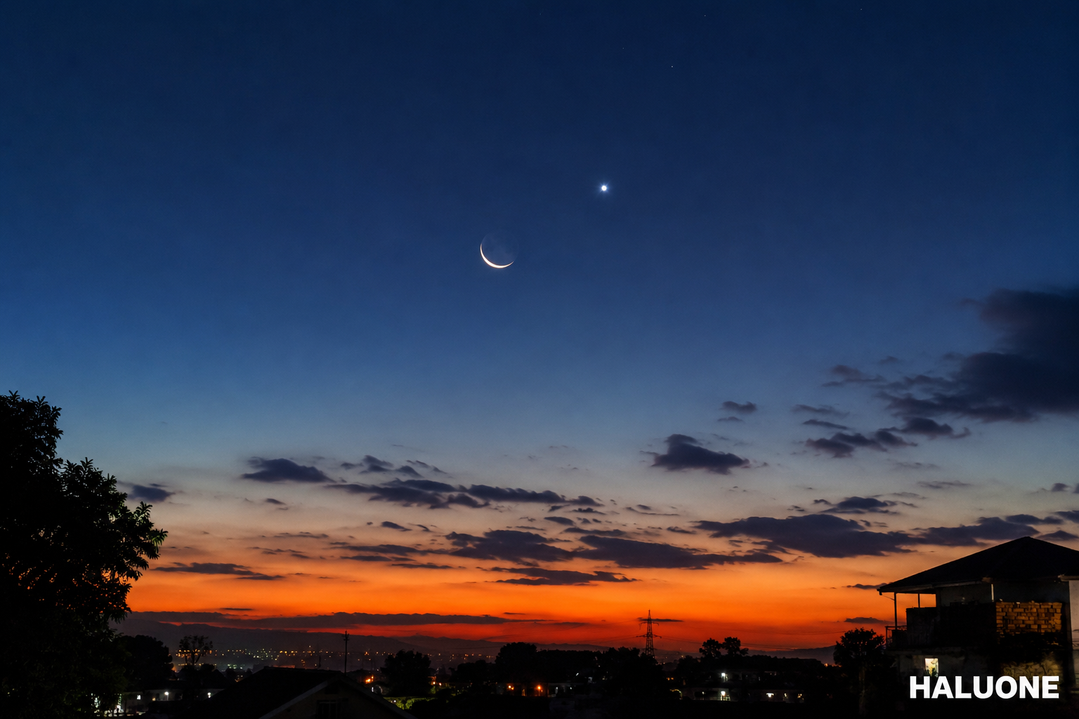 fenomena-konjungsi-bulan-dan-venus-hari-ini
