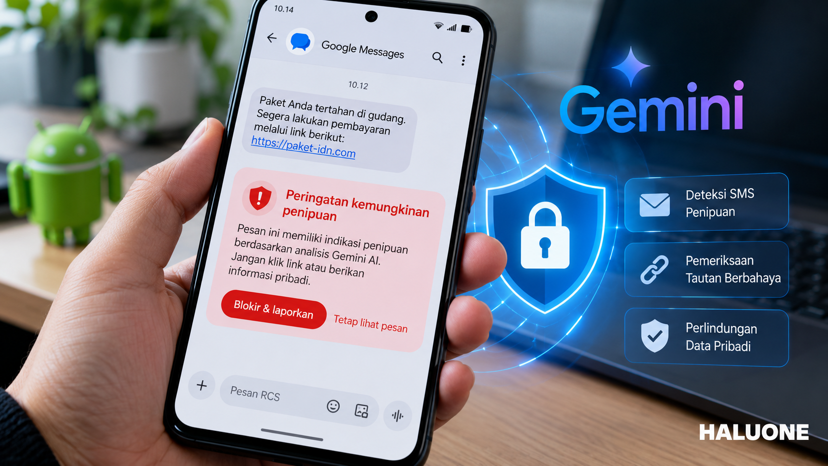 Gemini-AI-deteksi-SMS-penipuan